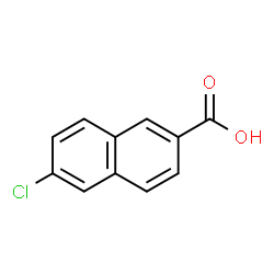 ChemSpider 2D Image | 6-Chloro-2-naphthoic acid | C11H7ClO2