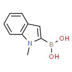 ChemSpider 2D Image | N-Methylindole-2-boronic acid | C9H10BNO2