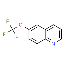 ChemSpider 2D Image | 6-(Trifluoromethoxy)quinoline | C10H6F3NO