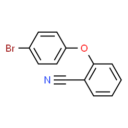 ChemSpider 2D Image | 2-(4-Bromophenoxy)benzonitrile | C13H8BrNO