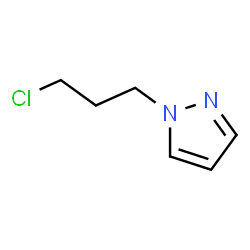 ChemSpider 2D Image | 1-(3-Chloropropyl)-1H-pyrazole | C6H9ClN2