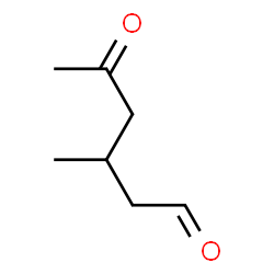ChemSpider 2D Image | 3-Methyl-5-oxohexanal | C7H12O2