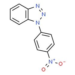 ChemSpider 2D Image | 1-(4-Nitrophenyl)-1H-benzotriazole | C12H8N4O2