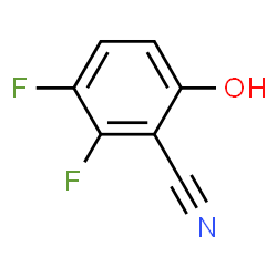 ChemSpider 2D Image | 2,3-Difluoro-6-hydroxybenzonitrile | C7H3F2NO