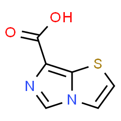 ChemSpider 2D Image | Imidazo[5,1-b][1,3]thiazole-7-carboxylic acid | C6H4N2O2S