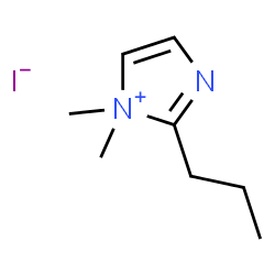 ChemSpider 2D Image | dimethylpropylimidazolium iodide | C8H15IN2