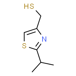 ChemSpider 2D Image | (2-Isopropyl-1,3-thiazol-4-yl)methanethiol | C7H11NS2