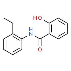 ChemSpider 2D Image | N-(2-Ethylphenyl)-2-hydroxybenzamide | C15H15NO2
