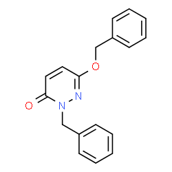 ChemSpider 2D Image | 2-Benzyl-6-(benzyloxy)-3(2H)-pyridazinone | C18H16N2O2
