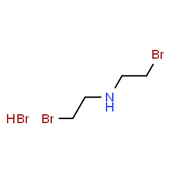 ChemSpider 2D Image | Bis(2-Bromoethyl)amine hydrobromide | C4H10Br3N