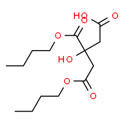 ChemSpider 2D Image | 1,2-DIBUTYL CITRATE | C14H24O7