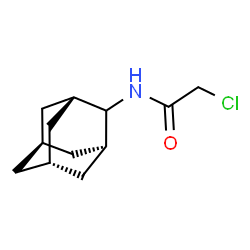 ChemSpider 2D Image | N-(Adamantan-2-yl)-2-chloroacetamide | C12H18ClNO