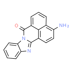 ChemSpider 2D Image | 3-Amino-7H-benzimidazo[2,1-a]benzo[de]isoquinolin-7-one | C18H11N3O