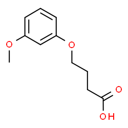 ChemSpider 2D Image | 4-(3-Methoxyphenoxy)butanoic acid | C11H14O4