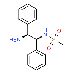 ChemSpider 2D Image | N-[(1R,2S)-2-Amino-1,2-diphenylethyl]methanesulfonamide | C15H18N2O2S