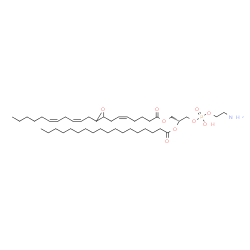 ChemSpider 2D Image | (2Z,10R)-16-Amino-13-hydroxy-13-oxido-7-oxo-1-{3-[(2Z,5Z)-2,5-undecadien-1-yl]-2-oxiranyl}-8,12,14-trioxa-13lambda~5~-phosphahexadec-2-en-10-yl stearate | C43H78NO9P