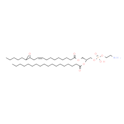 ChemSpider 2D Image | (2Z,14R)-20-Amino-17-hydroxy-17-oxido-11-oxo-1-(3-pentyl-2-oxiranyl)-12,16,18-trioxa-17lambda~5~-phosphaicos-2-en-14-yl stearate | C41H78NO9P
