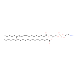 ChemSpider 2D Image | (7E,9Z,21R)-27-Amino-24-hydroxy-24-oxido-6,18-dioxo-19,23,25-trioxa-24lambda~5~-phosphaheptacosa-7,9-dien-21-yl icosanoate | C43H80NO9P
