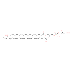 ChemSpider 2D Image | (19R,25S)-22,25,26-Trihydroxy-22-oxido-16-oxo-17,21,23-trioxa-22lambda~5~-phosphahexacosan-19-yl (5Z,8Z,11Z,14Z,16E,18R)-18-hydroxy-5,8,11,14,16-icosapentaenoate | C42H73O11P