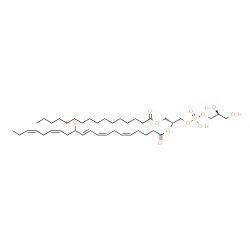 ChemSpider 2D Image | (19R,25S)-22,25,26-Trihydroxy-22-oxido-16-oxo-17,21,23-trioxa-22lambda~5~-phosphahexacosan-19-yl (5Z,8Z,10E,14Z,17Z)-12-hydroxy-5,8,10,14,17-icosapentaenoate | C42H73O11P