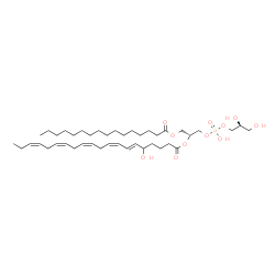 ChemSpider 2D Image | (19R,25S)-22,25,26-Trihydroxy-22-oxido-16-oxo-17,21,23-trioxa-22lambda~5~-phosphahexacosan-19-yl (6E,8Z,11Z,14Z,17Z)-5-hydroxy-6,8,11,14,17-icosapentaenoate | C42H73O11P
