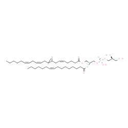 ChemSpider 2D Image | (2Z,10R,16S)-13,16,17-Trihydroxy-13-oxido-7-oxo-1-{3-[(2Z,5Z)-2,5-undecadien-1-yl]-2-oxiranyl}-8,12,14-trioxa-13lambda~5~-phosphaheptadec-2-en-10-yl (9Z)-9-hexadecenoate | C42H73O11P