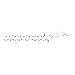 ChemSpider 2D Image | (21R,27S)-24,27,28-Trihydroxy-24-oxido-18-oxo-19,23,25-trioxa-24lambda~5~-phosphaoctacosan-21-yl (5S,6E,8Z,11Z,13E,15R)-5,15-dihydroxy-6,8,11,13-icosatetraenoate | C44H79O12P
