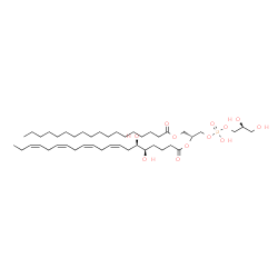 ChemSpider 2D Image | (21R,27S)-24,27,28-Trihydroxy-24-oxido-18-oxo-19,23,25-trioxa-24lambda~5~-phosphaoctacosan-21-yl (5R,6R,8Z,11Z,14Z,17Z)-5,6-dihydroxy-8,11,14,17-icosatetraenoate | C44H79O12P