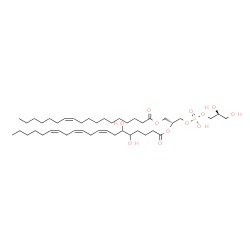 ChemSpider 2D Image | (7Z,21R,27S)-24,27,28-Trihydroxy-24-oxido-18-oxo-19,23,25-trioxa-24lambda~5~-phosphaoctacos-7-en-21-yl (8Z,11Z,14Z)-5,6-dihydroxy-8,11,14-icosatrienoate | C44H79O12P