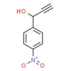 ChemSpider 2D Image | 1-(4-Nitrophenyl)-2-propyn-1-ol | C9H7NO3