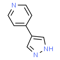 ChemSpider 2D Image | 4-(1H-Pyrazol-4-yl)pyridine | C8H7N3