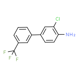 ChemSpider 2D Image | 3-Chloro-3'-(trifluoromethyl)-4-biphenylamine | C13H9ClF3N