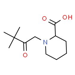 ChemSpider 2D Image | 1-(3,3-Dimethyl-2-oxobutyl)-2-piperidinecarboxylic acid | C12H21NO3