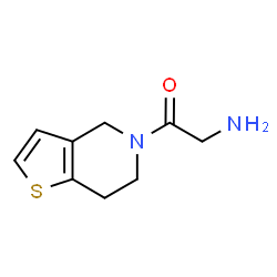 ChemSpider 2D Image | 2-(6,7-dihydrothieno[3,2-c]pyridin-5(4H)-yl)-2-oxoethanamine | C9H12N2OS