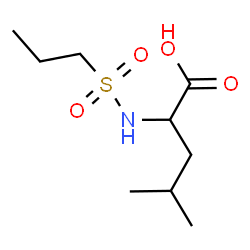 ChemSpider 2D Image | N-(Propylsulfonyl)leucine | C9H19NO4S