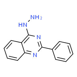 ChemSpider 2D Image | 4-hydrazino-2-phenylquinazoline | C14H12N4