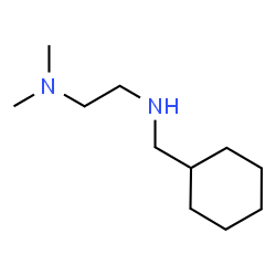 ChemSpider 2D Image | N'-(Cyclohexylmethyl)-N,N-dimethyl-1,2-ethanediamine | C11H24N2