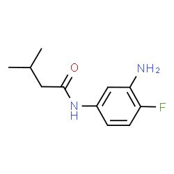 ChemSpider 2D Image | N-(3-Amino-4-fluorophenyl)-3-methylbutanamide | C11H15FN2O