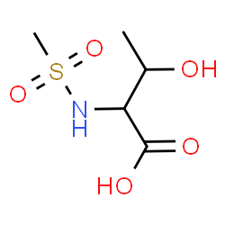 ChemSpider 2D Image | N-(Methylsulfonyl)threonine | C5H11NO5S