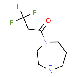 ChemSpider 2D Image | 1-(3,3,3-trifluoropropanoyl)-1,4-diazepane | C8H13F3N2O