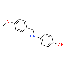 ChemSpider 2D Image | 4-[(4-Methoxybenzyl)amino]phenol | C14H15NO2