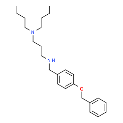 ChemSpider 2D Image | N'-[4-(Benzyloxy)benzyl]-N,N-dibutyl-1,3-propanediamine | C25H38N2O
