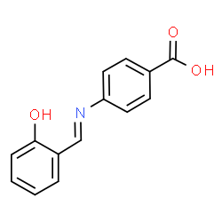 ChemSpider 2D Image | N-(4-Carboxyphenyl)salicylideneimine | C14H11NO3