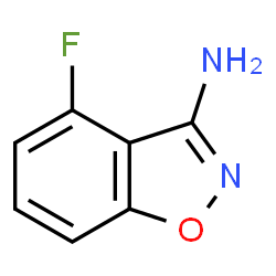 ChemSpider 2D Image | 4-Fluoro-1,2-benzoxazol-3-amine | C7H5FN2O