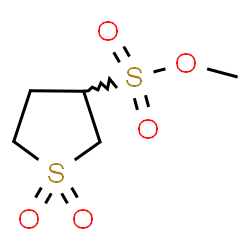 ChemSpider 2D Image | Methyl tetrahydro-3-thiophenesulfonate 1,1-dioxide | C5H10O5S2