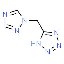 ChemSpider 2D Image | 5-(1H-1,2,4-Triazol-1-ylmethyl)-1H-tetrazole | C4H5N7