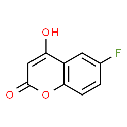 ChemSpider 2D Image | 6-Fluoro-4-hydroxycoumarin | C9H5FO3