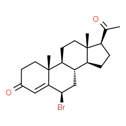 ChemSpider 2D Image | 6beta-Bromoprogesterone | C21H29BrO2