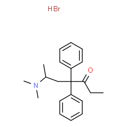 ChemSpider 2D Image | METHADONE HYDROBROMIDE | C21H28BrNO