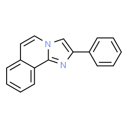 ChemSpider 2D Image | 2-Phenylimidazo(2,1-a)isoquinoline | C17H12N2